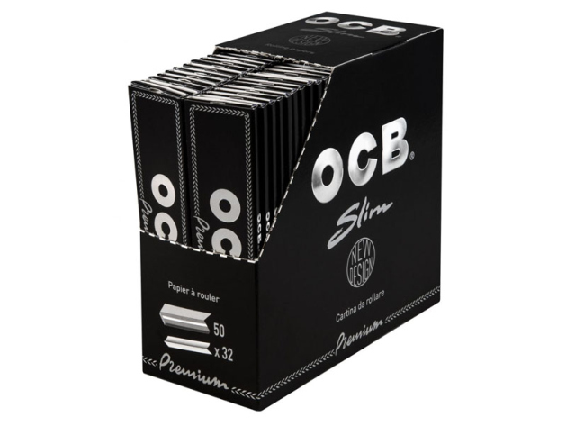 OCB KS Schwarz Premium Slim 32 Blatt