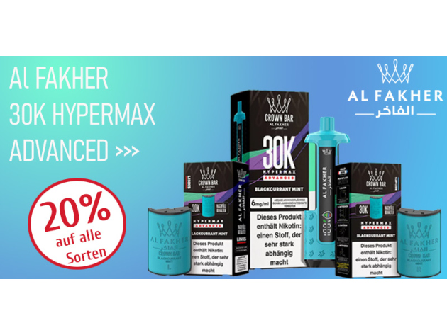 20% auf AL FAKHER 30K Hyper Max - Advanced
