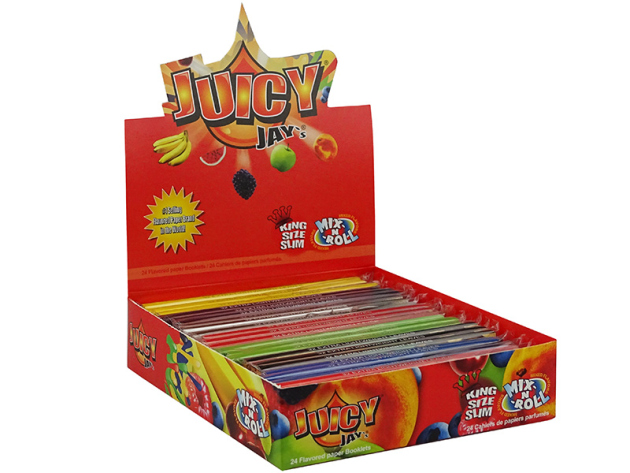 Juicy Jay`s Mix N Roll King Size Slim 24 booklets each 32 leaves