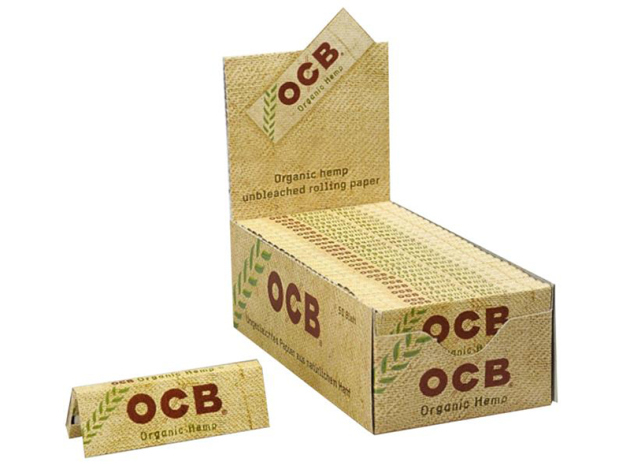 OCB short Organic Hemp 50 booklets each 50 leaves