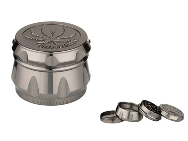 Grinder Super Heroes "anthrazit" Metall, Ø 55 mm