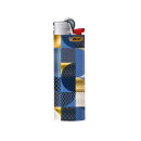BIC Maxi J26 Reibrad Feuerzeuge "Gold Blau". 50er Display