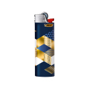 BIC Maxi J26 Reibrad Feuerzeuge "Gold Blau". 50er Display