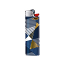 BIC Maxi J26 Reibrad Feuerzeuge "Gold Blau". 50er Display