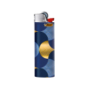 BIC Maxi J26 Reibrad Feuerzeuge "Gold Blau". 50er Display