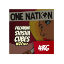 One Nation Premium Shisha Cubes Naturkohle, 26er ,  4 kg