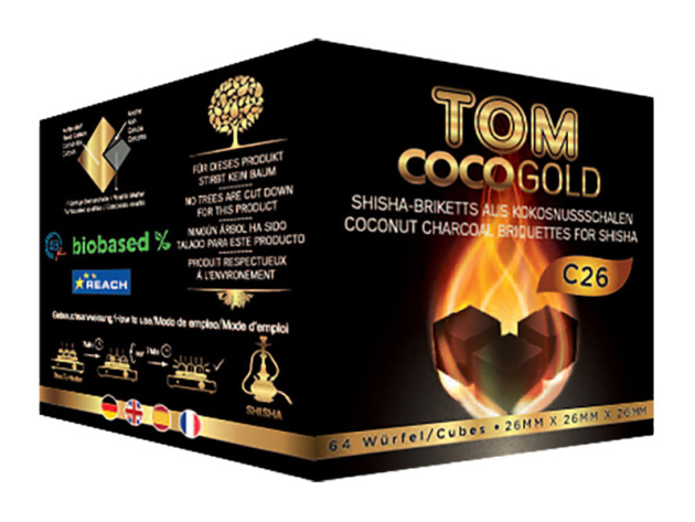 TOM Coco Gold  C26 1- 26 x 26 x 26 mm, 1 kg