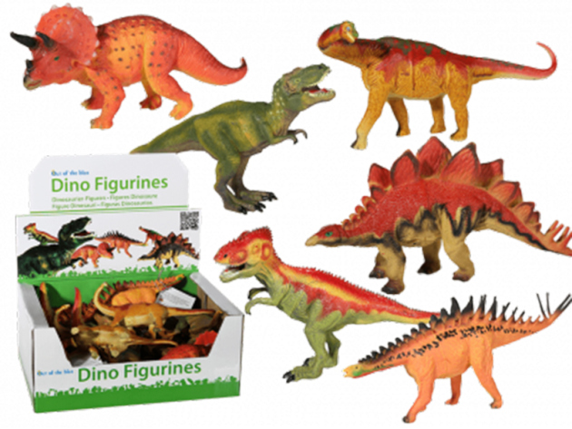 Dinosaurier, ca. 20 cm, 12er Display
