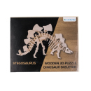 Naturholz-3D-Puzzle, Dinosaurierskelett I, 20er Display