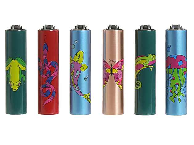 Clipper Cover SHINY ANIMALS, Micro Metal, 30er Display