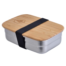 Brotdose und Trinkflasche mit Holzdeckel, UVP: 32,99 Euro