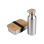 Brotdose und Trinkflasche mit Holzdeckel, UVP: 32,99 Euro