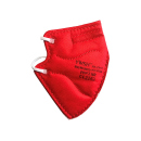 Mundschutz für Kinder FFP2, Rot, einzeln verpackt