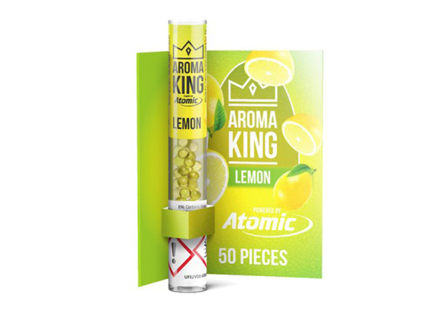 Aroma King Pen Applikator Aromakugeln Lemon (Zitrone), Packung mit 50 Kugeln; nachfüllbar