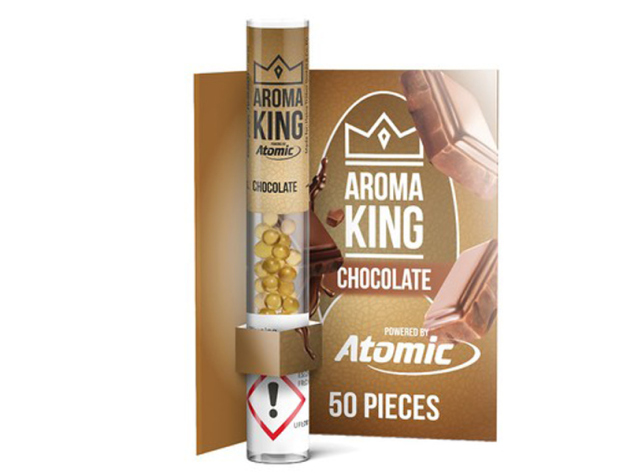 Aroma King Pen Applikator Aromakugeln "Chocolate" (Schokolade), Packung mit 50 Kugeln; nachfüllbar