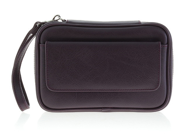 Pfeifentasche PVC weinrot für 4 Pfeifen*