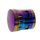 Grinder "Rainbow" Metall; Magnetverschluss; 4-tlg.; 4 x4,5 cm