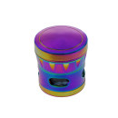 Grinder "Rainbow" Metall; Magnetverschluss; 4-tlg.; 4 x4,5 cm