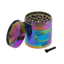 Grinder "Rainbow" Metall mit Auffangkorb, 4-teilig; 7,1 cm x 6,15 cm