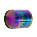 Grinder "Rainbow" Metall mit Auffangkorb, 4-teilig; 7,1 cm x 6,15 cm