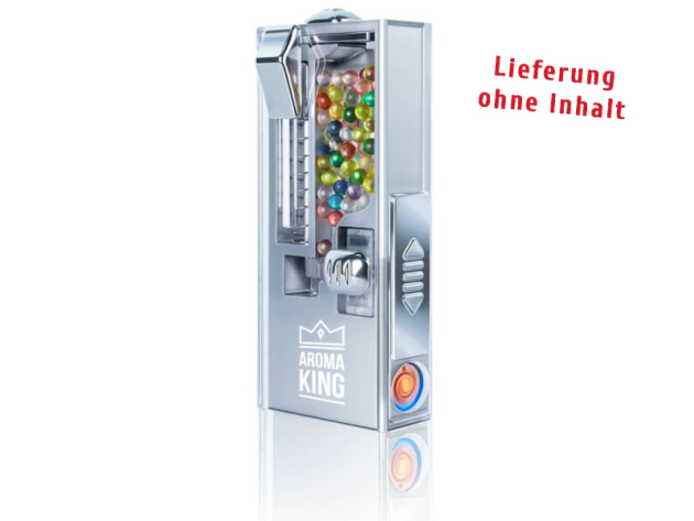 Aroma King - Flavour - Applikator - Silber - mit USB Feuerzeug