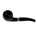 Pfeife "Excellent" braun u. schwarz mit Kunststoffmundstück, 9 mm Filter