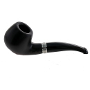 Pfeife "Excellent" braun u. schwarz mit Kunststoffmundstück, 9 mm Filter