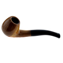 Pfeife "Excellent" braun u. schwarz mit Kunststoffmundstück, 9 mm Filter