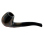 Pfeife "Excellent" braun u. schwarz mit Kunststoffmundstück, 9 mm Filter