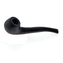 Pfeife "Excellent" braun u. schwarz mit Kunststoffmundstück, 9 mm Filter