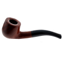 Pfeife "Excellent" braun u. schwarz mit Kunststoffmundstück, 9 mm Filter