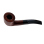 Pfeife "Excellent" braun u. schwarz mit Kunststoffmundstück, 9 mm Filter
