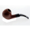 Pfeife "Excellent" braun u. schwarz mit Kunststoffmundstück, 9 mm Filter