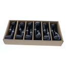 Pfeife "Excellent" schwarz, mit Kunststoffmundstück, 9 mm Filter