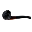 Pfeife "Excellent" braun-schwarz, mit Kunststoffmundstück, 9 mm Filter