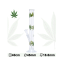 Glasbong "straight Multi Leaf" Höhe 40 cm,...
