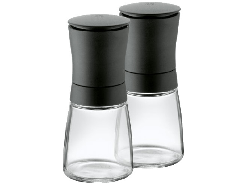 HOMLA SPICE BUBBLE Gewürzmühlen Set 2x - Cremefarben Mit Präzisionsmahlwerk