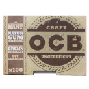 OCB kurz Craft Ungebleicht doppelt 25er Box/100 Blatt