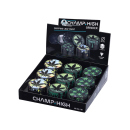 Grinder &quot;Tropfende Hanfbl&auml;tter&quot; Metall;...