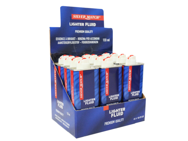 Silver Match Feuerzeugbenzin mit Kunststoff-Ventil 133ml
