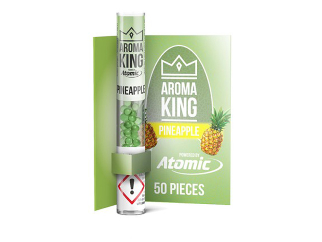 Aroma King Pen Applikator Aromakugeln "Pineapple" (Ananas); Packung mit 50 Kugeln; nachfüllbar