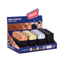 Sturmfeuerzeuge "Metal Caps", Blaue Jet-Flamme, 20er Display