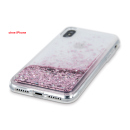 Handyhülle TPU mit flüssigem Glitzer in lila für Iphone12 mini