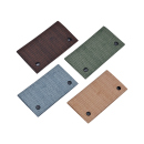 Drehertasche "Leinenstrucktur" 4-farbig sortiert, 162x90 mm, 12er Display