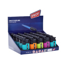 Sturmfeuerzeuge "Tankboy", Rubber, Blaue Jet-Flamme, 20er Display