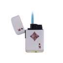 Sturmfeuerzeuge "Playing Cards", Blaue Jet-Flamme, 20er Display