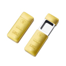 Taschenascher "Goldbarren" 6.8 x 2.9 x 1.3cm; 12er Display