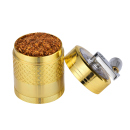 Kurbelgrinder "Classic mini" Silber / Gold / Schwarz; Metall; 4-tlg. 4.0 x 7.7cm