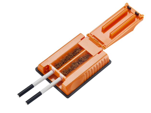 Doppel Zigarettenstopfer (Rot, Grau, Gelb oder Blau) Farbauswahl nicht möglich