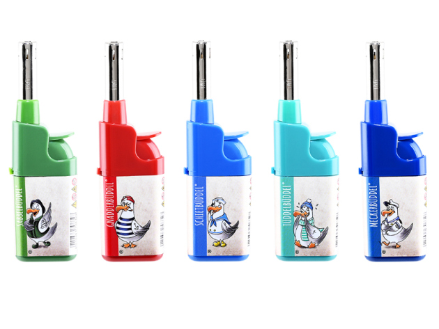 Stabfeuerzeuge mini "Schietbüddel", 25er Display